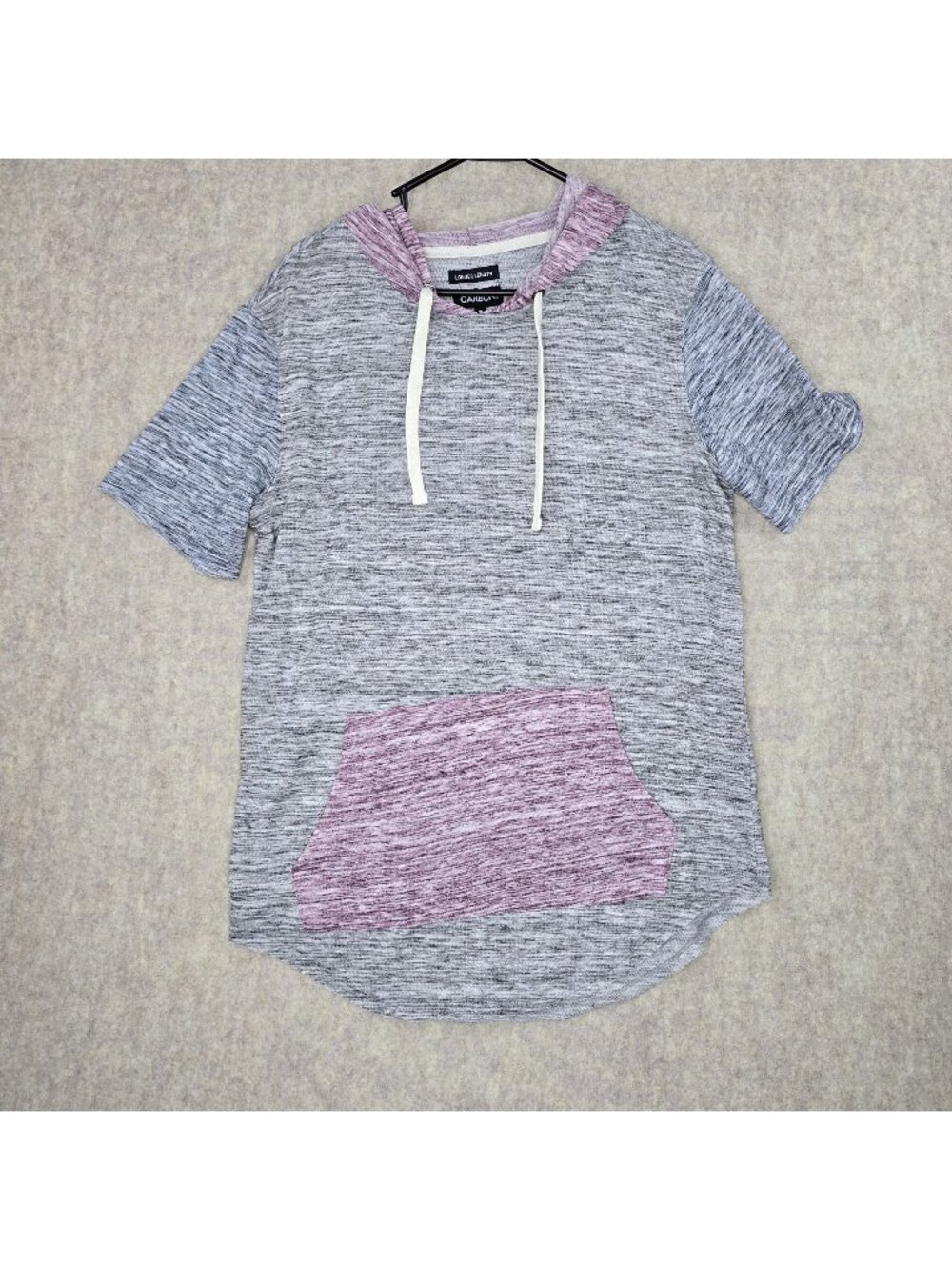 Carbon Longer Length Hoodie Shirt S